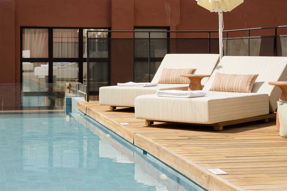 Rooftop pool of the Anise hotel, Athens